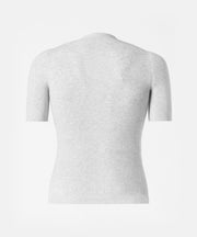 Stay Warm - PearlGrey Short Sleeve Round Neck Base Layer